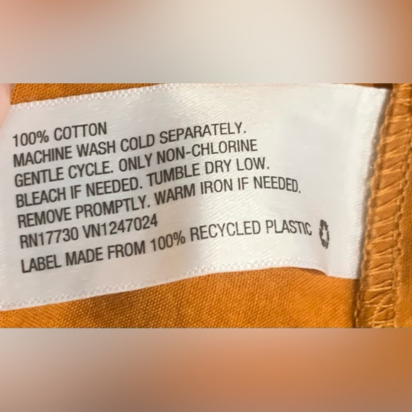 Ava & Viv Copper Balloon Sleeve Tiered Dress Women's size 3X Back Tied Waist - Picture 5 of 8